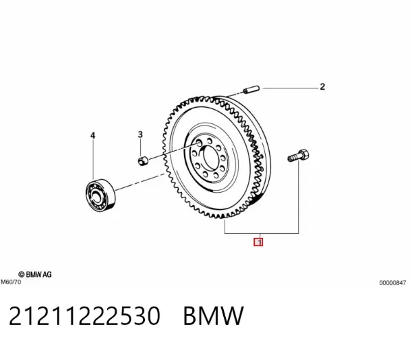 Volante motor 21211222530 BMW