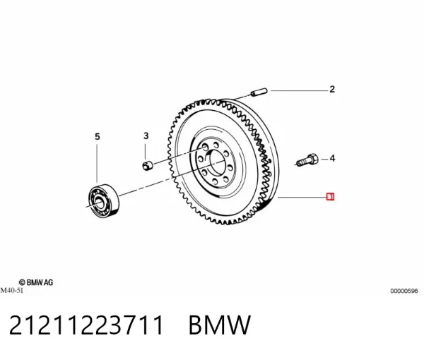 Volante motor 21211223711 BMW