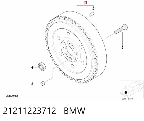 Volante motor 21211223712 BMW