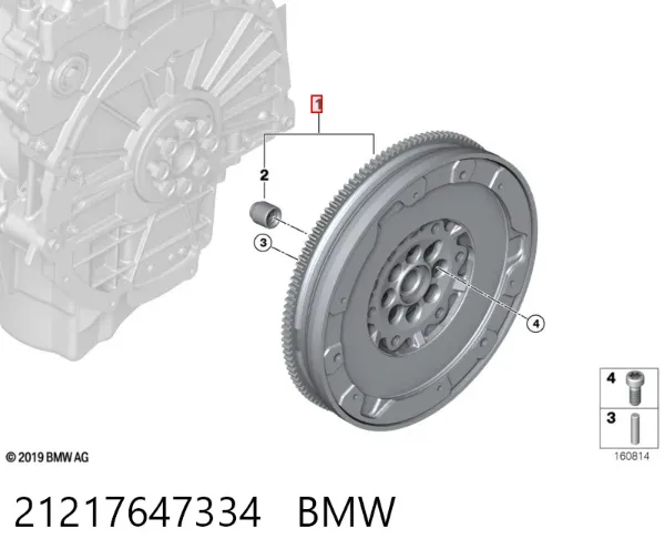 Volante motor 21217647334 BMW