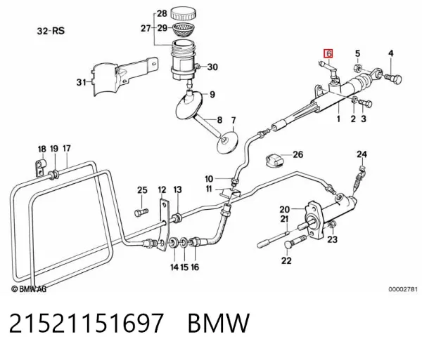 21521151697 BMW