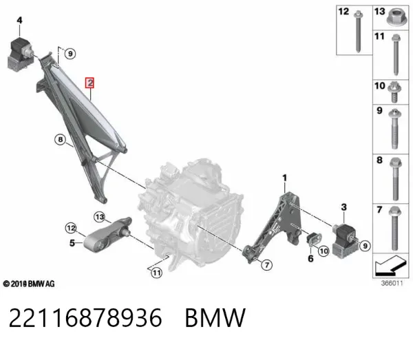  22116878936 BMW
