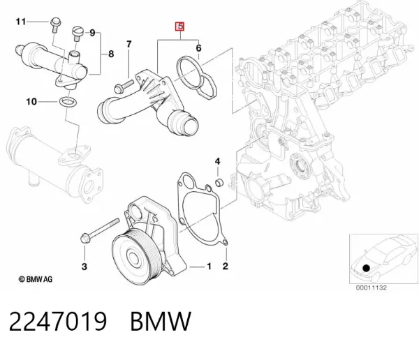 Termostato 2247019 BMW