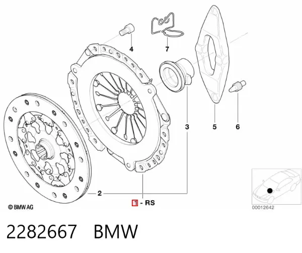 Embrague 2282667 BMW