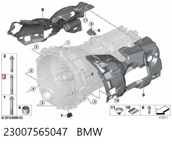 Tornillo culata 23007565047 BMW