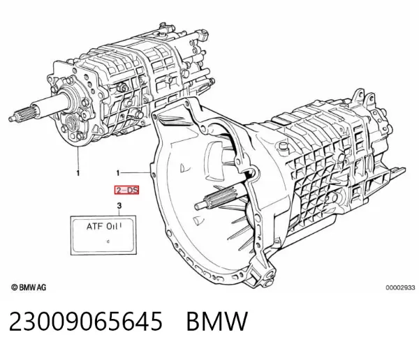 Kit reparación de caja de cambios 23009065645 BMW