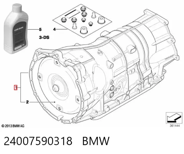 Caja de cambios automática 24007590318 BMW