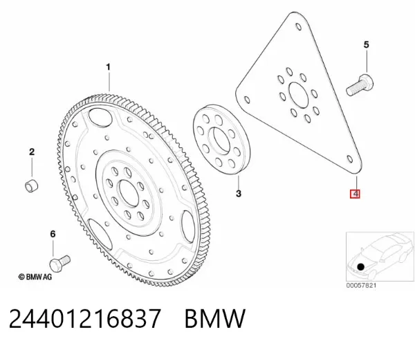  24401216837 BMW