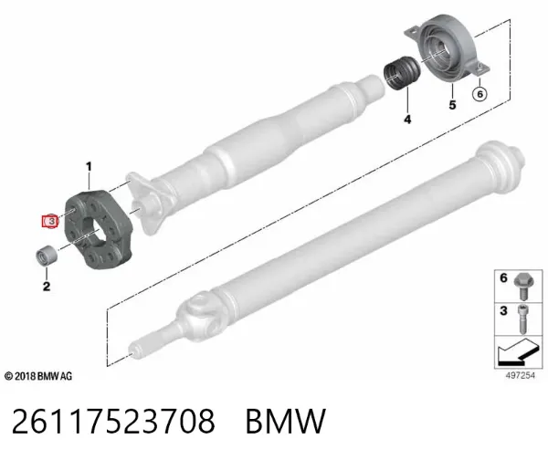  26117523708 BMW