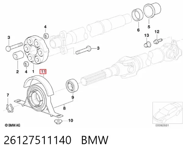  26127511140 BMW