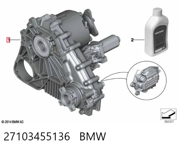 Caja de transferencia 27103455136 BMW