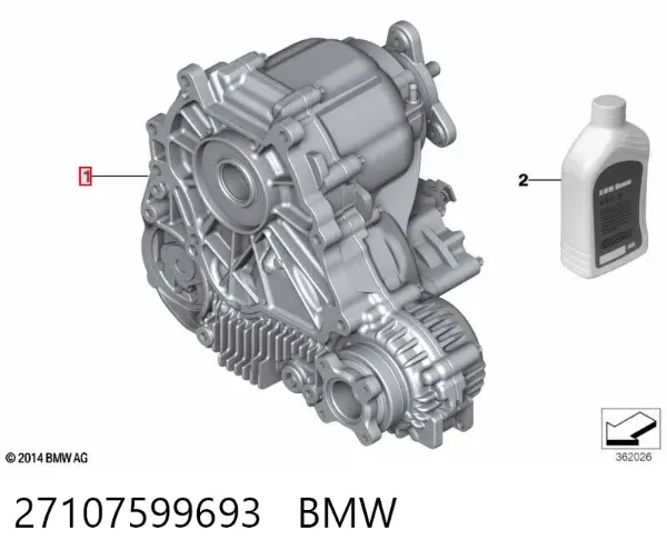 Caja de transferencia BMW 3 E92