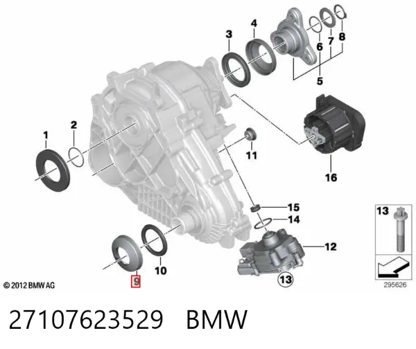 Caja de transferencia 27107623529 BMW