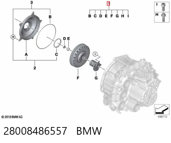 Embrague 28008486557 BMW