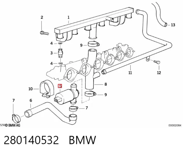Válvula IAC 280140532 BMW