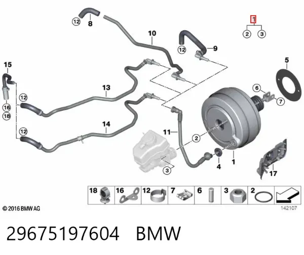 Servofreno 29675197604 BMW