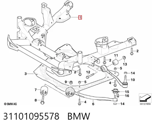 Puente delantero BMW X5 E53