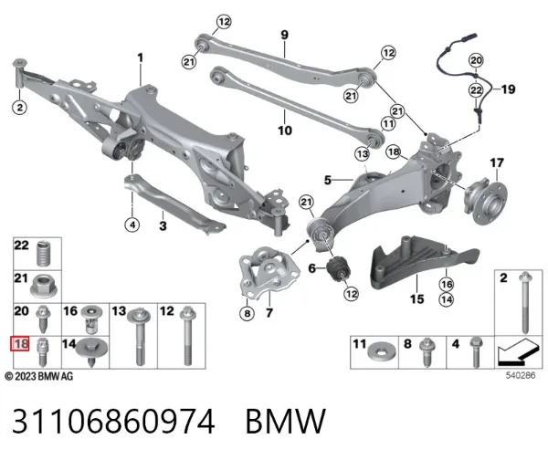 31106860974 BMW