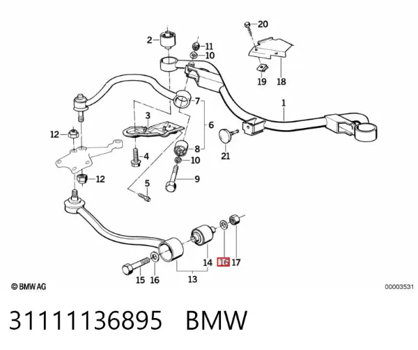  31111136895 BMW