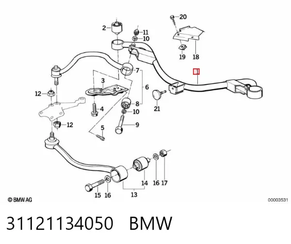 Puente delantero BMW 7 E32