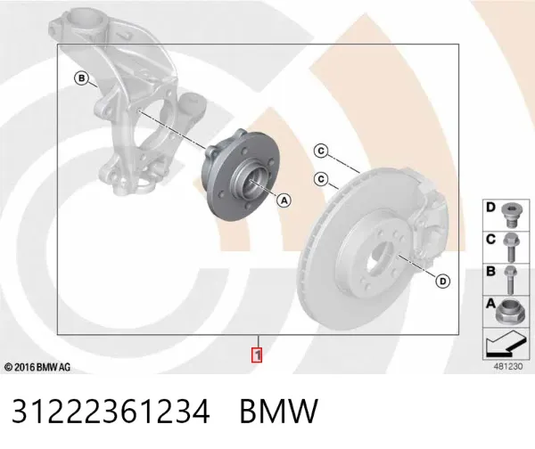  31222361234 BMW