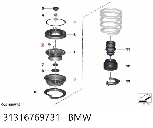  31316769731 BMW
