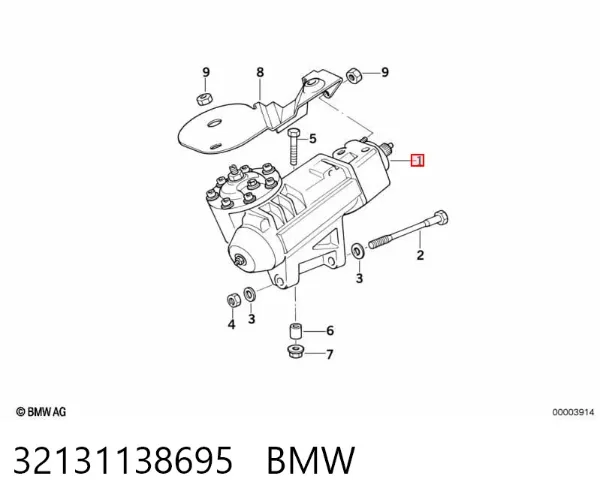 Cremallera de dirección BMW 7 E32