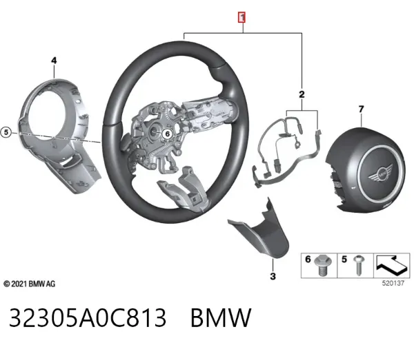 Volante 32305A0C813 BMW