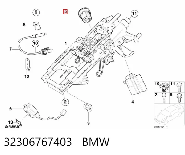Bombín de arranque 32306767403 BMW
