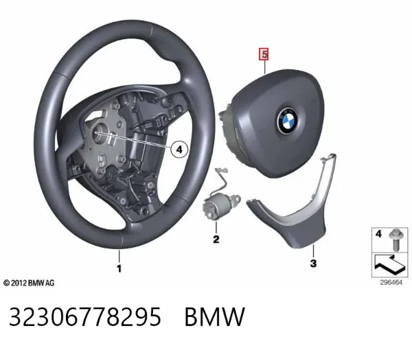 Airbag de volante 32306778295 BMW
