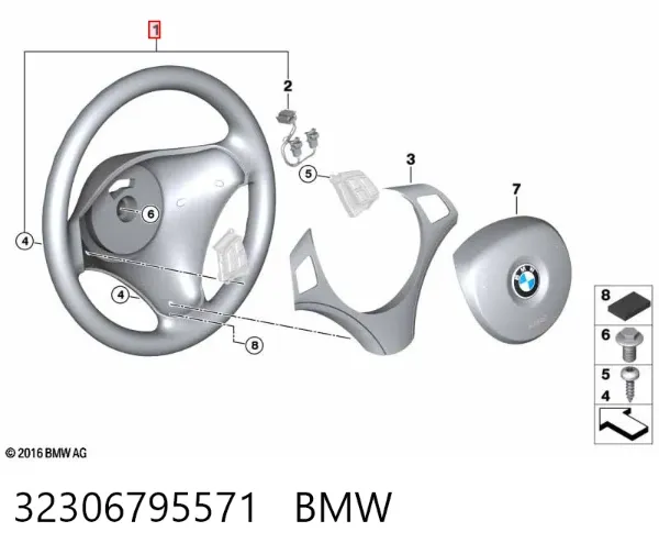 Volante 32306795571 BMW