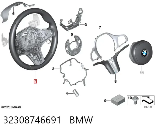 Volante 32308746691 BMW