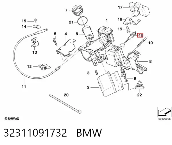  32311091732 BMW