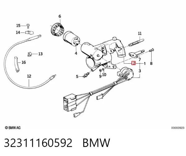  32311160592 BMW