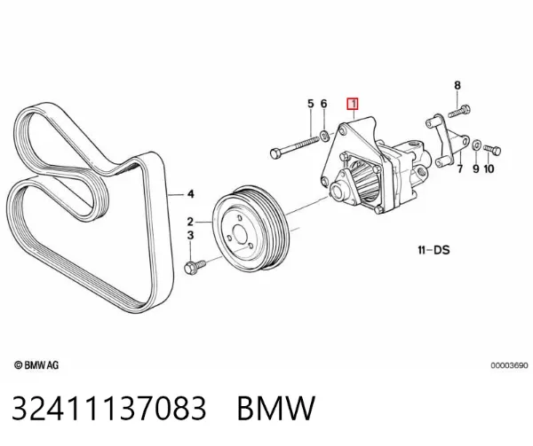 Bomba de dirección 32411137083 BMW