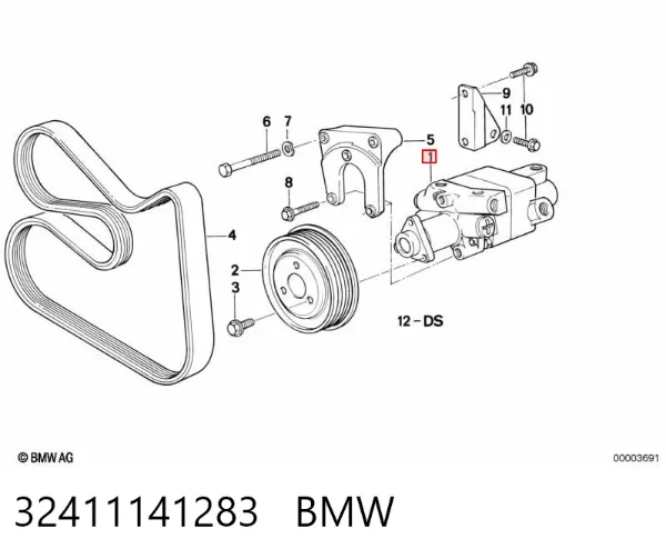 Bomba de dirección 32411141283 BMW