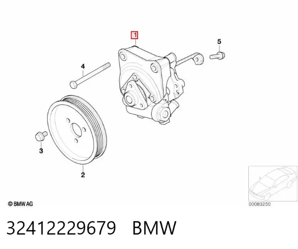 Bomba de dirección 32412229679 BMW