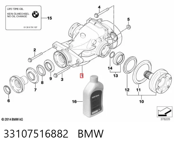 Disco de embrague 33107516882 BMW