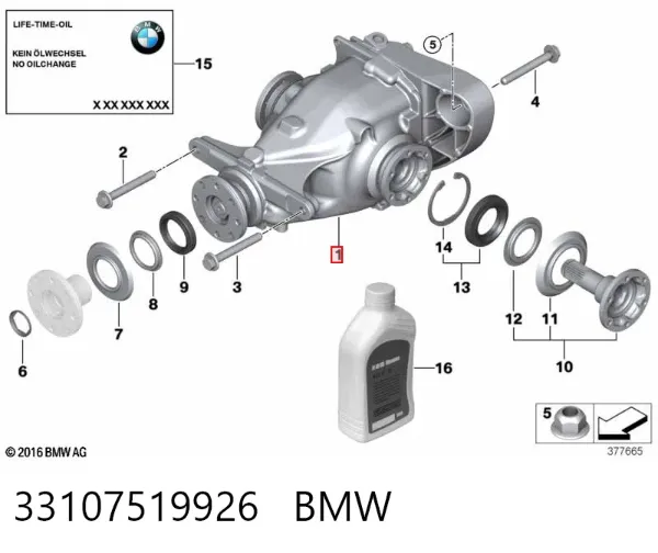 Grupo trasero 33107519926 BMW