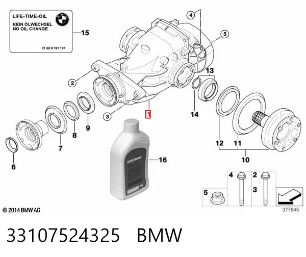 Grupo trasero 33107524325 BMW