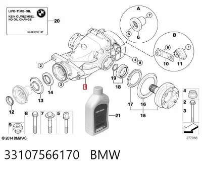Grupo trasero BMW 33107566170