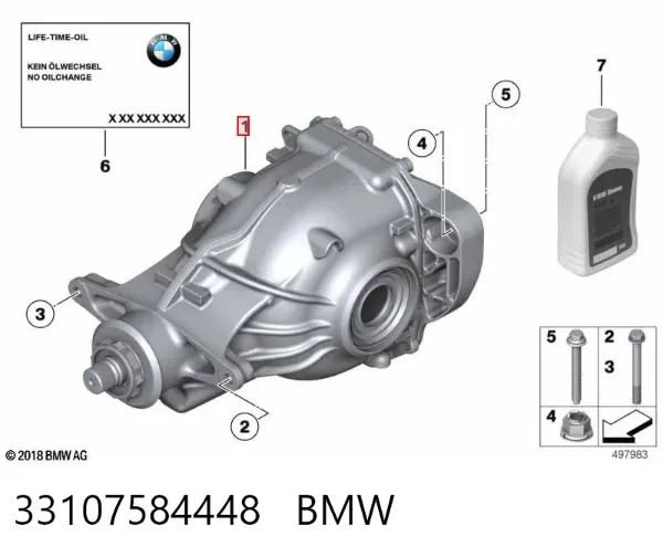 Grupo trasero BMW 7 F01, F02, F03, F04