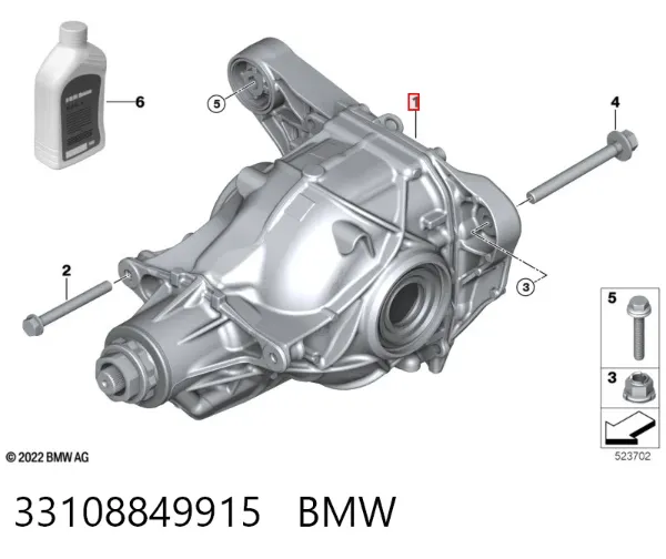 Grupo trasero BMW X5 G05, F95