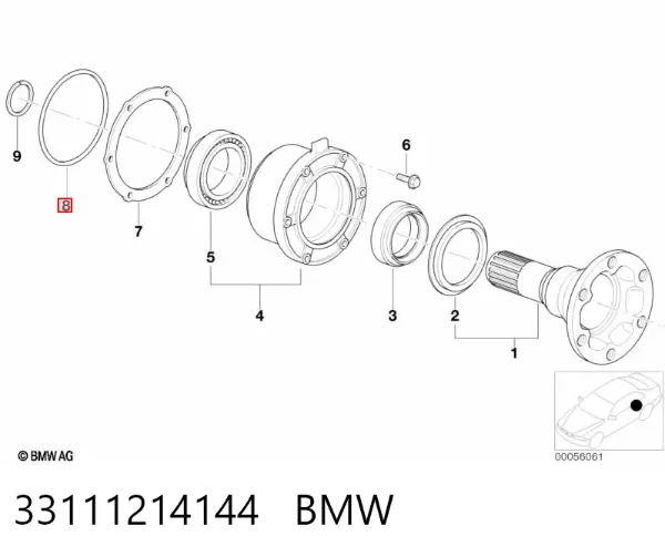  33111214144 BMW