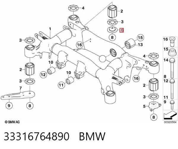  33316764890 BMW