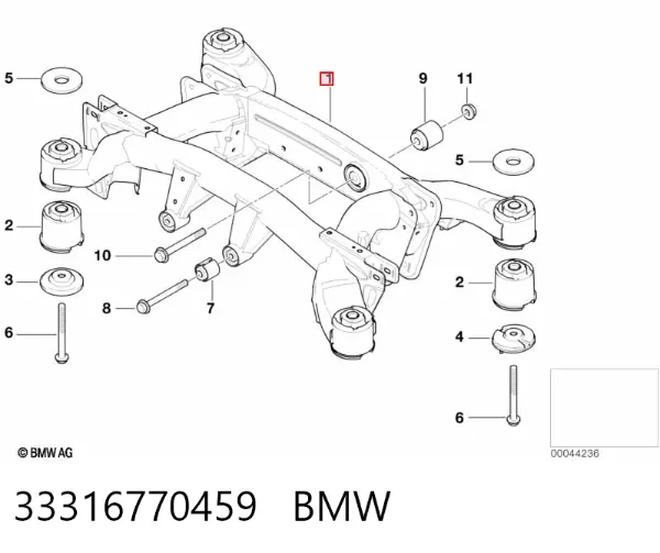 Puente trasero BMW X5 E53