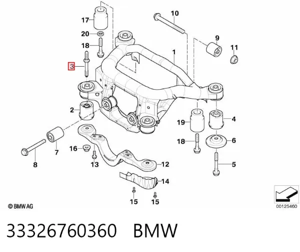  33326760360 BMW