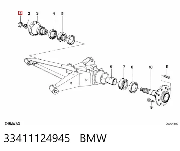  33411124945 BMW