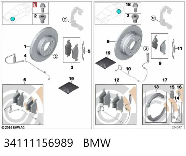  34111156989 BMW