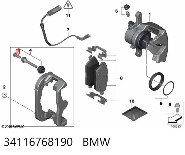  34116768190 BMW